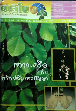 จดหมายข่าวผลิใบ ปีที่ 7 ฉบับที่ 10 พฤศจิกายน 2547