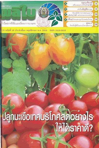 จดหมายข่าวผลิใบ ปีที่ 13 ฉบับที่ 10 พฤศจิกายน 2553