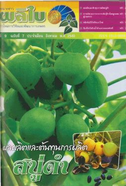 จดหมายข่าวผลิใบ ปีที่ 9 ฉบับที่ 7 สิงหาคม 2549